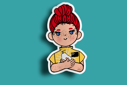 Fruit of Life 3.7 - Redhead Sister Missionary Sticker