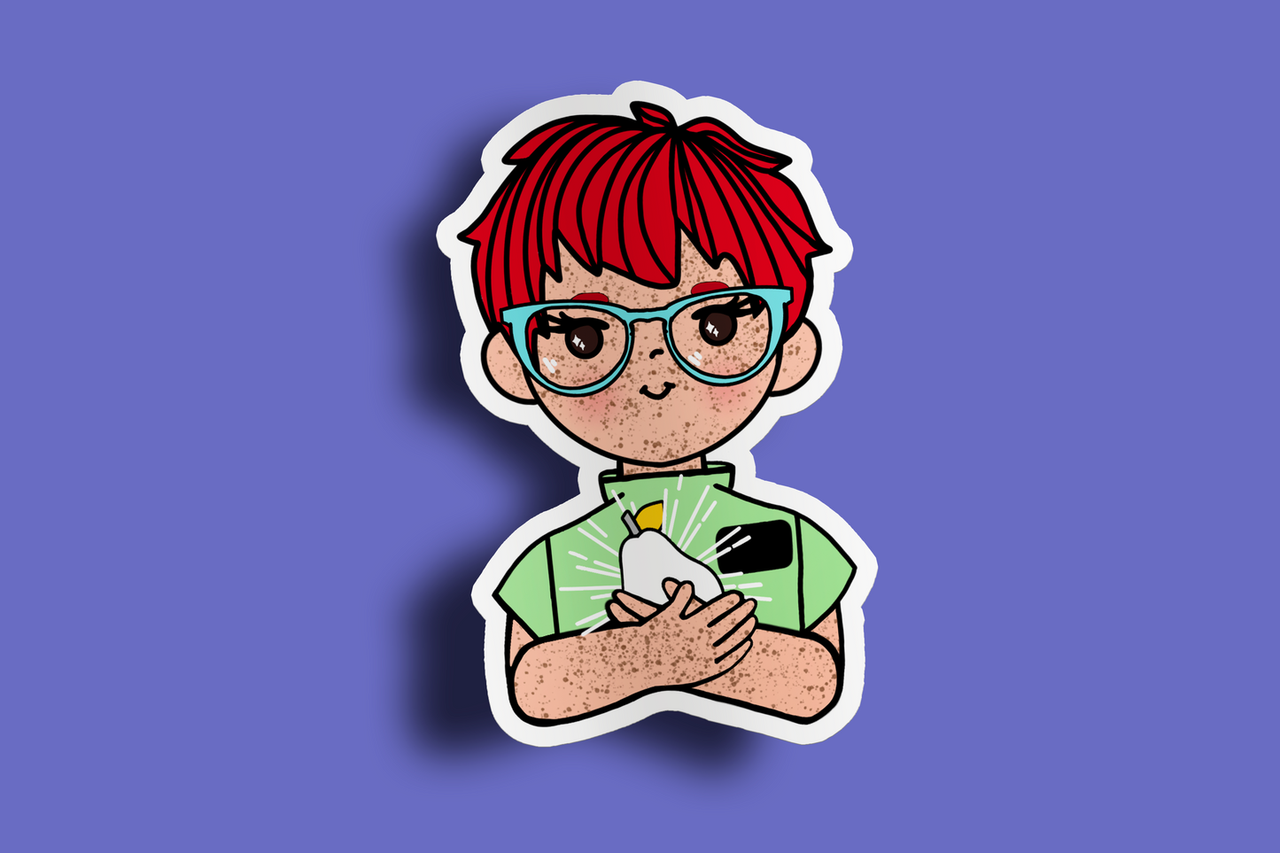 Fruit of Life 3.5 - Redhead Sister Missionary Sticker