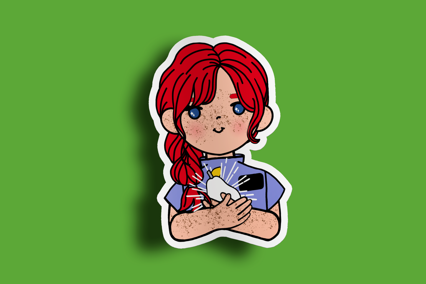 Fruit of Life 3.3 - Redhead Sister Missionary Sticker