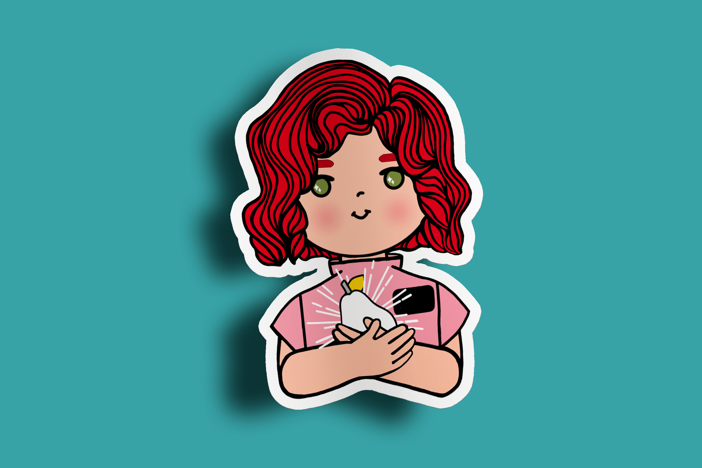 Fruit of Life 3.6 - Redhead Sister Missionary Sticker