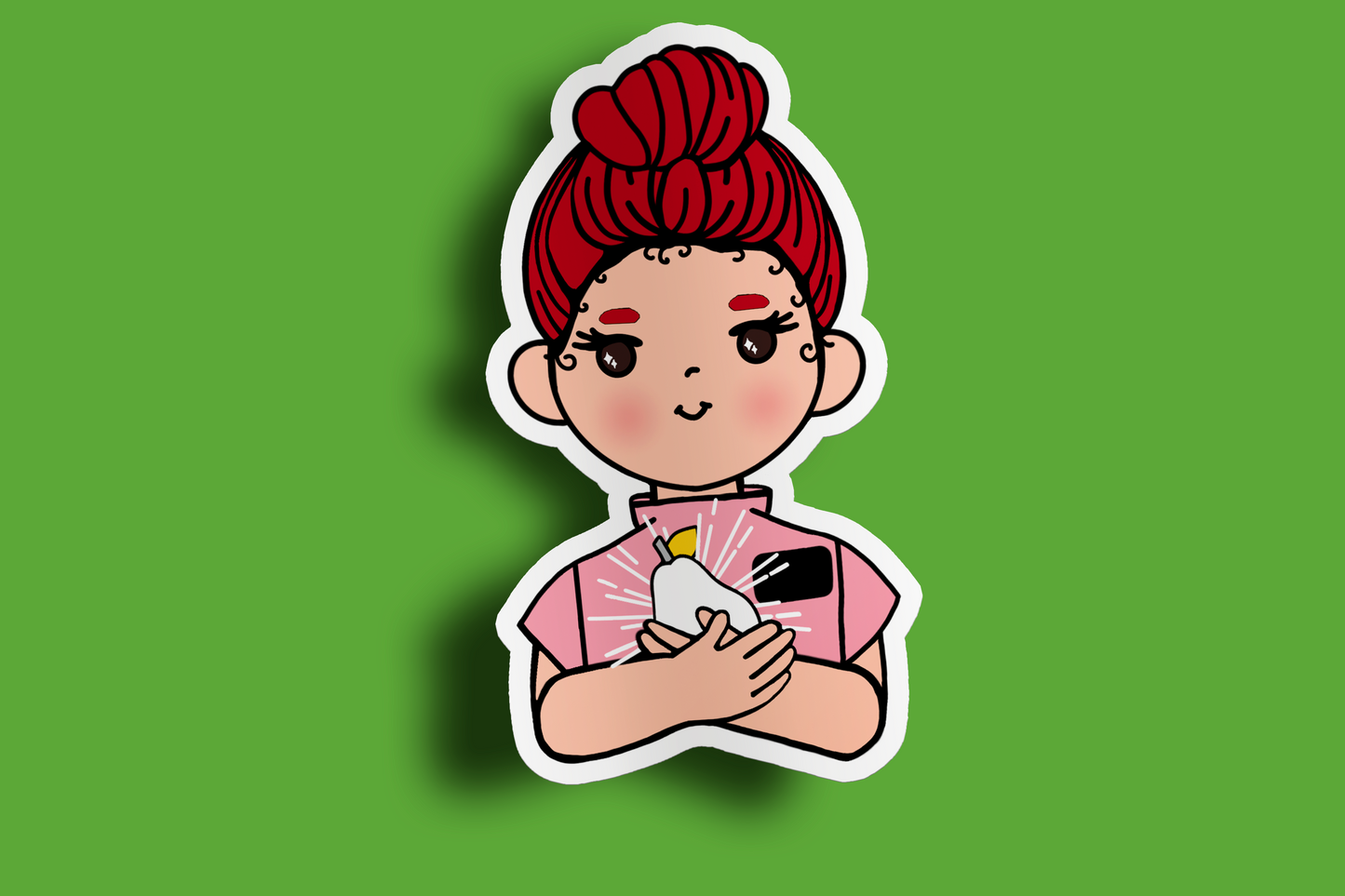 Fruit of Life 3.7 - Redhead Sister Missionary Sticker