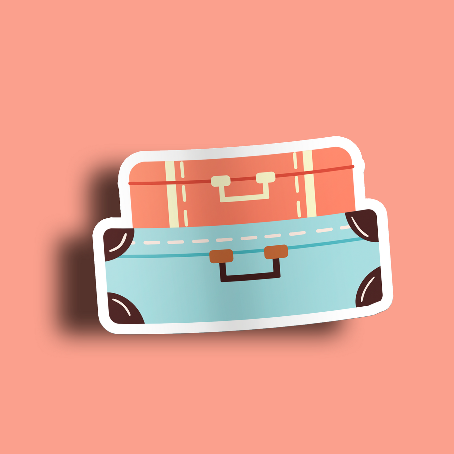 Luggage Set Sticker