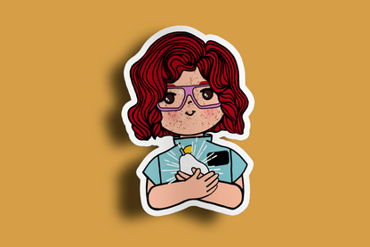 Fruit of Life 3.6 - Redhead Sister Missionary Sticker