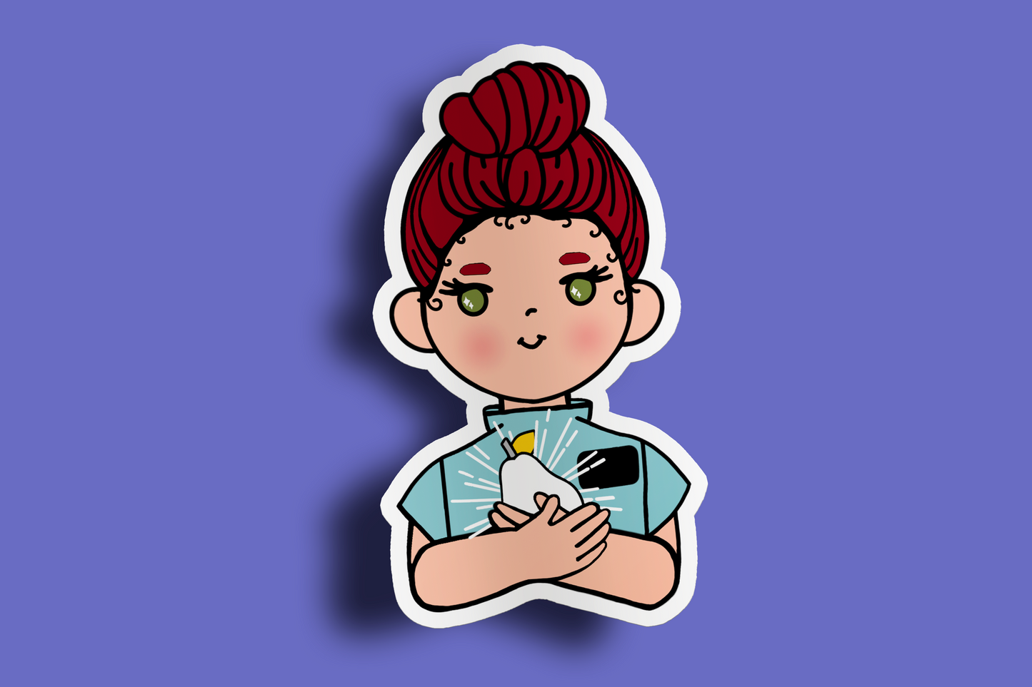 Fruit of Life 3.7 - Redhead Sister Missionary Sticker