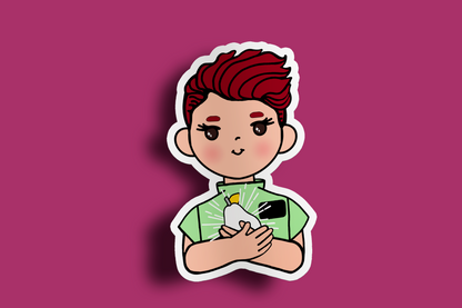 Fruit of Life 3.8 - Redhead Sister Missionary Sticker