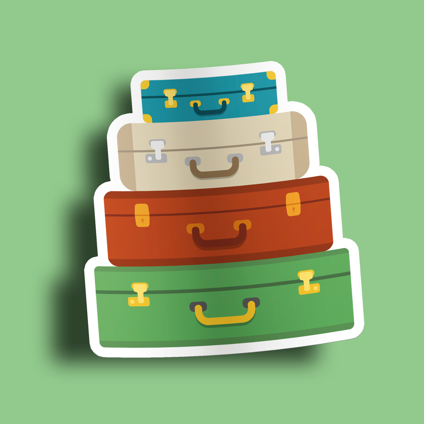 Luggage Set Sticker