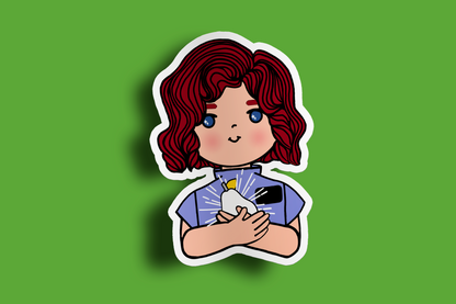 Fruit of Life 3.6 - Redhead Sister Missionary Sticker