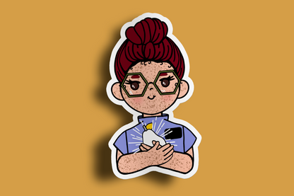 Fruit of Life 3.7 - Redhead Sister Missionary Sticker