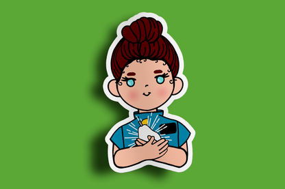 Fruit of Life 3.7 - Redhead Sister Missionary Sticker