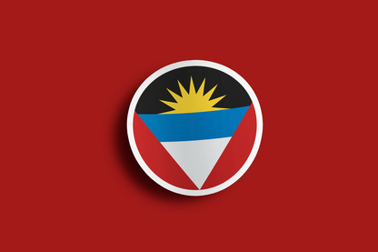 World Flag Stickers - North America - Caribbean