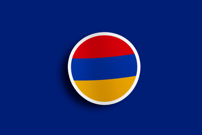 World Flag Stickers - Middle East - The Caucasus