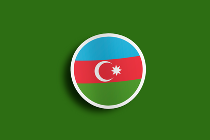 World Flag Stickers - Middle East - The Caucasus