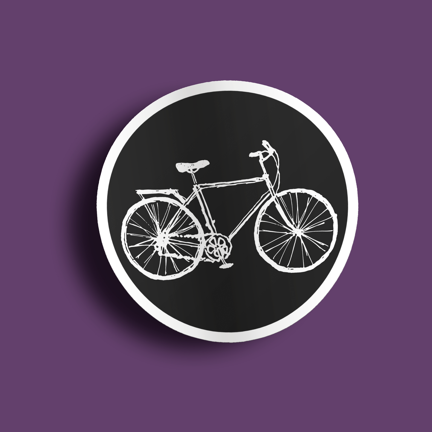 Bike- Round Sticker