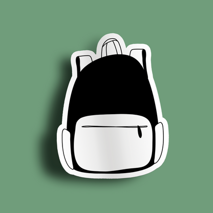 Backpack Sticker- Black