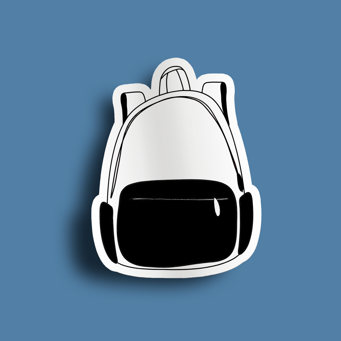 Backpack Sticker- Black