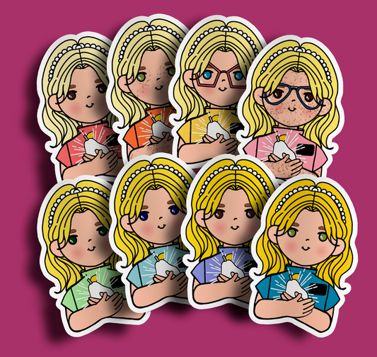 Fruit of Life 4.1 - Blonde Sister Missionary Sticker