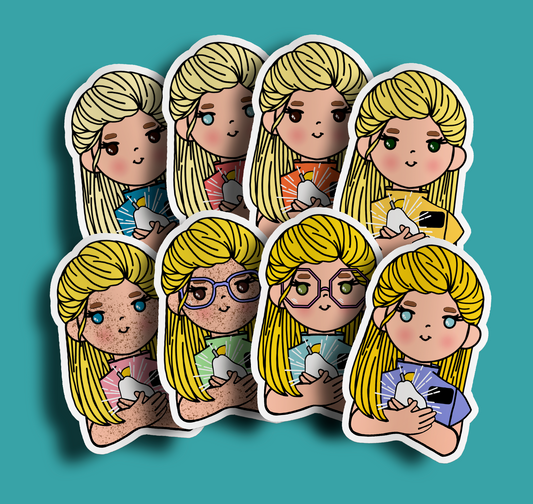 Fruit of Life 4.2 - Blonde Sister Missionary Sticker