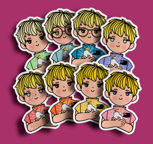 Fruit of Life 4.5 - Blonde Sister Missionary Sticker