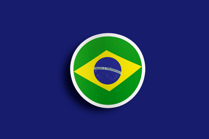 World Flag Stickers - South America