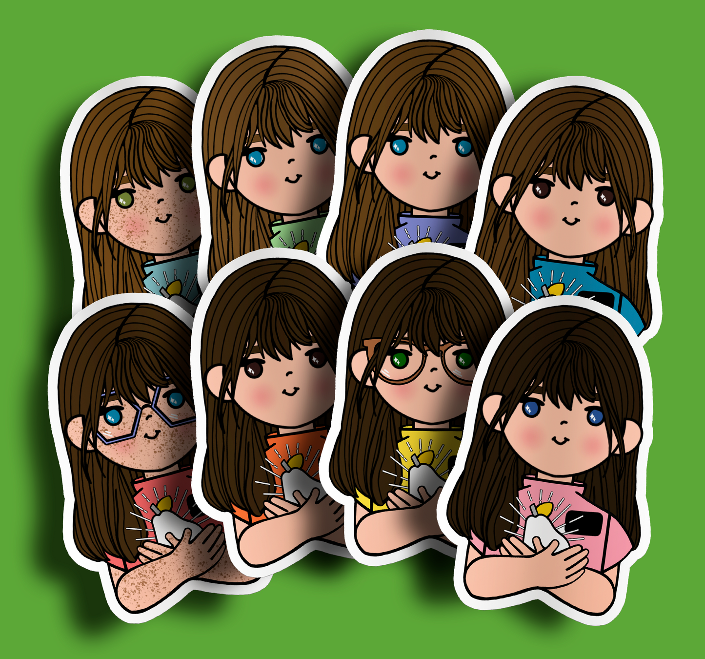 Fruit of Life 5.4 - Brunette Sister Missionary Sticker