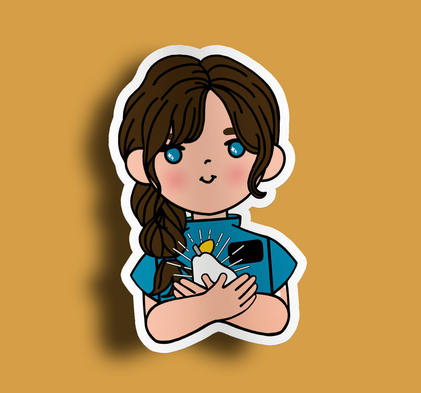 Fruit of Life 5.3 - Brunette Sister Missionary Sticker