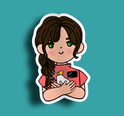 Fruit of Life 5.3 - Brunette Sister Missionary Sticker