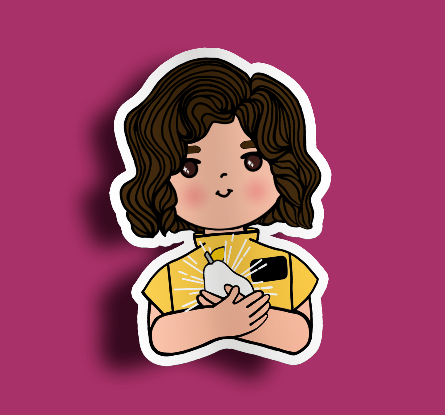 Fruit of Life 5.6 - Brunette Sister Missionary Sticker