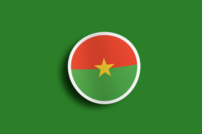 World Flag Stickers - Western Africa