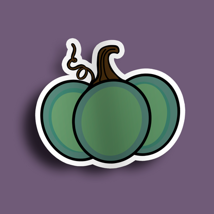 Green Pumpkin Stickers