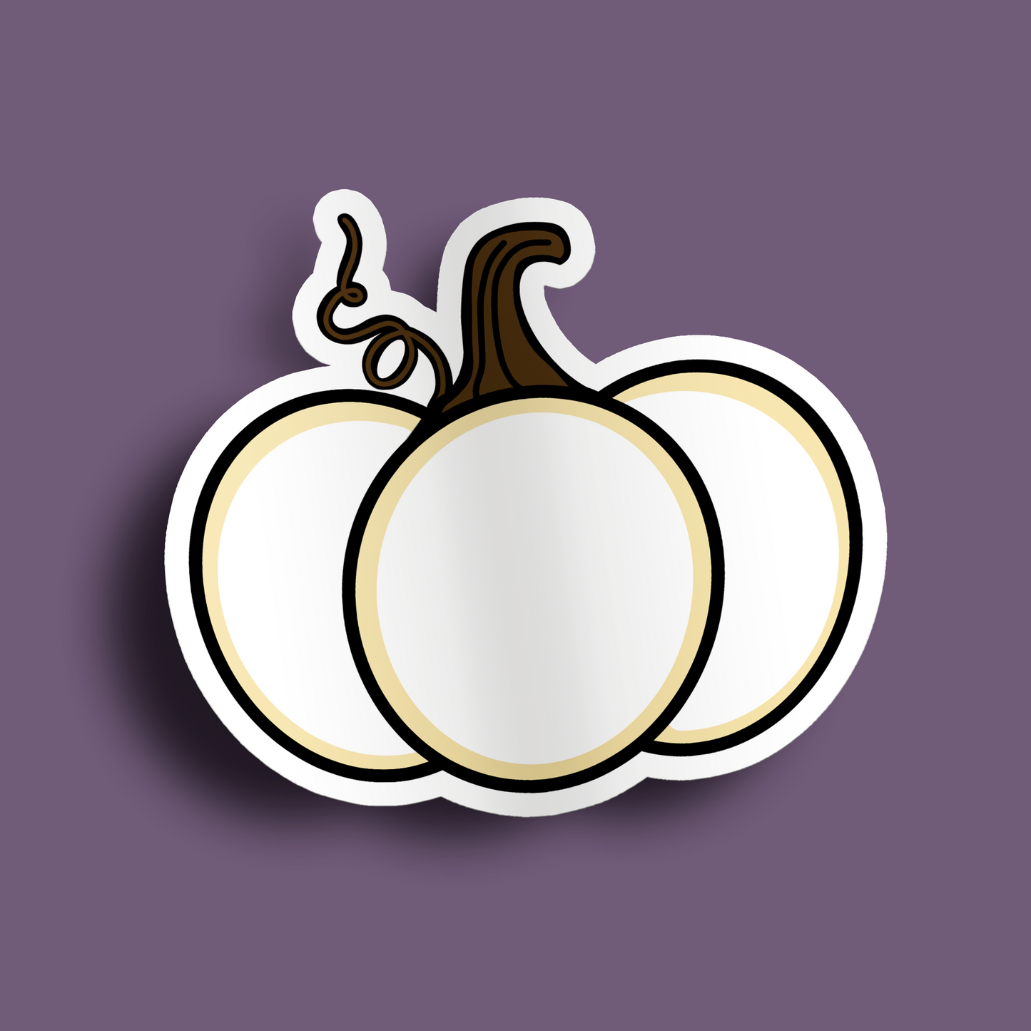 White Pumpkin Stickers