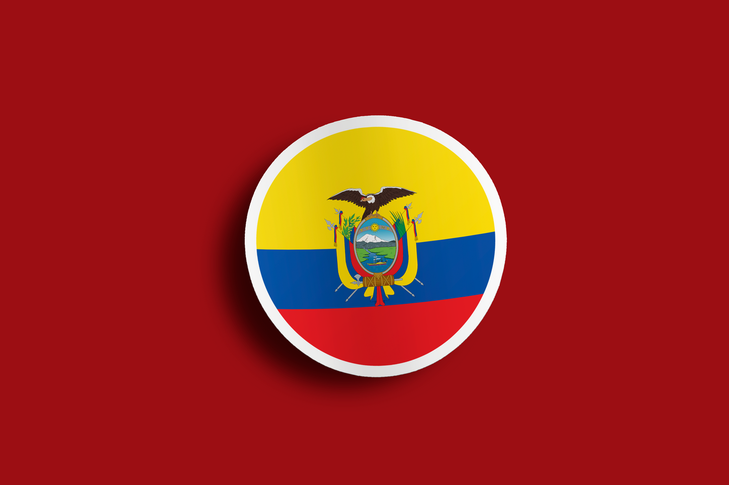 World Flag Stickers - South America