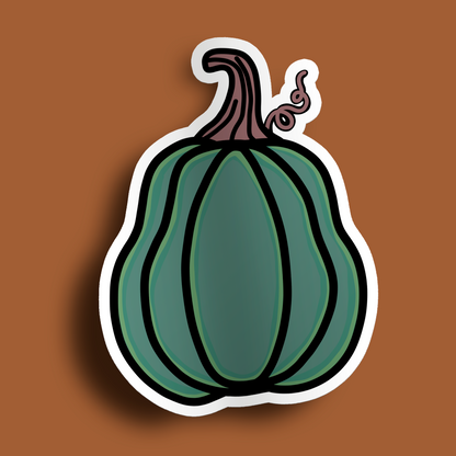 Green Pumpkin Stickers