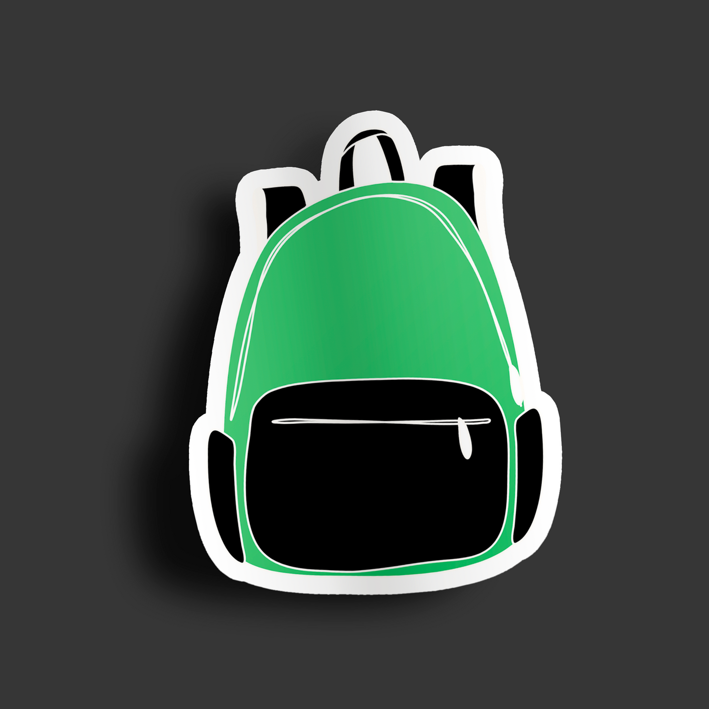 Backpack Sticker- Green