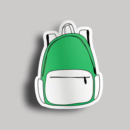 Backpack Sticker- Green