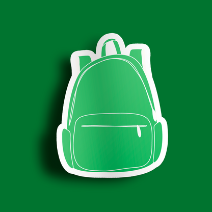 Backpack Sticker- Green