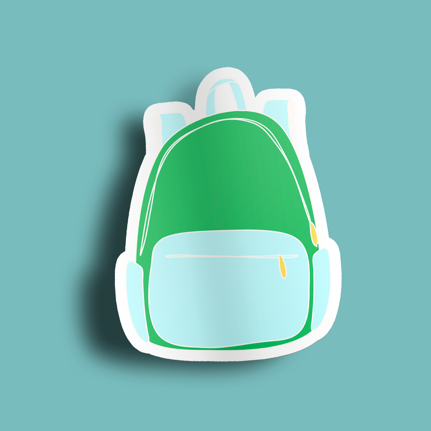 Backpack Sticker- Green