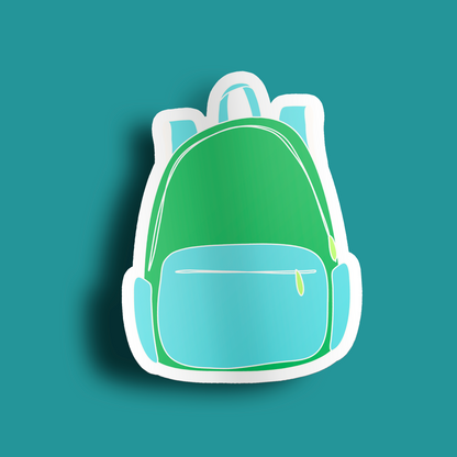 Backpack Sticker- Green