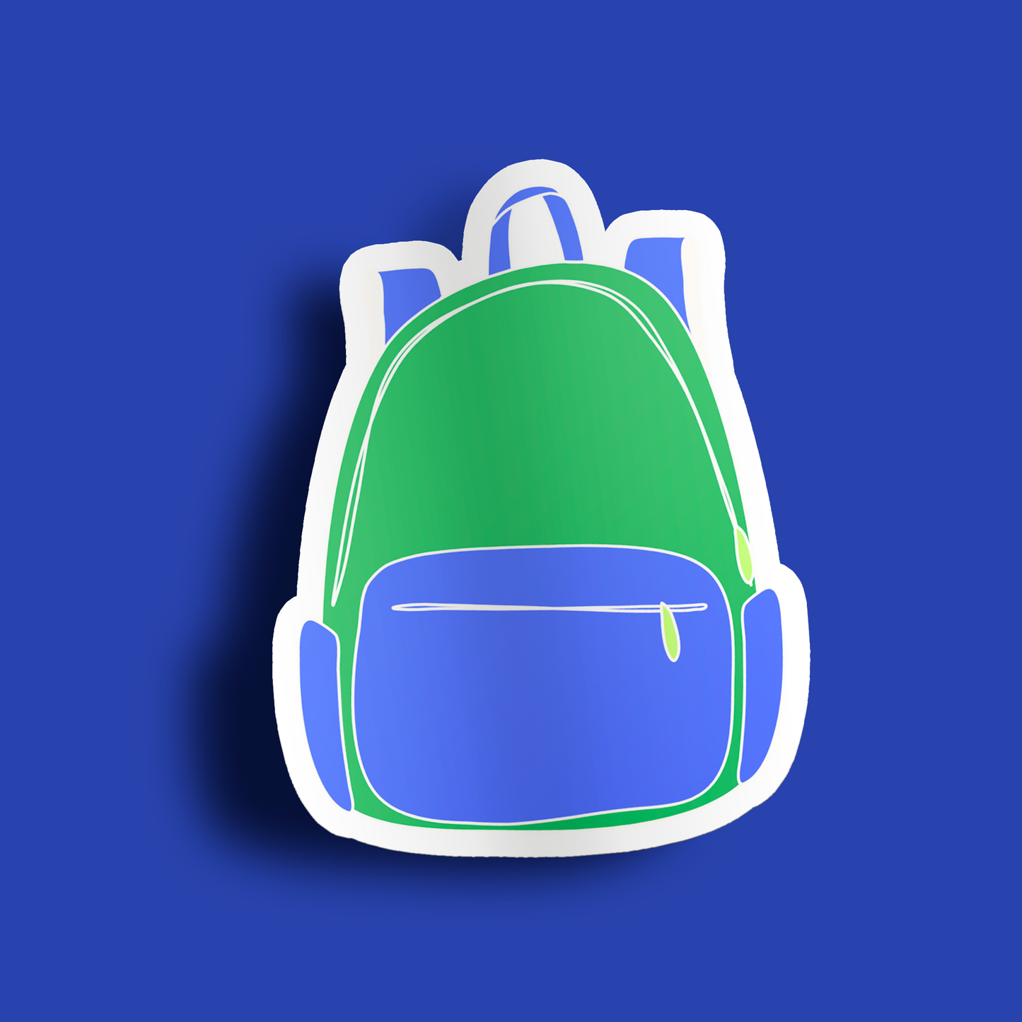 Backpack Sticker- Green