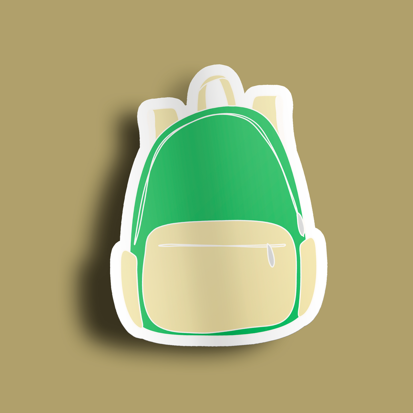 Backpack Sticker- Green