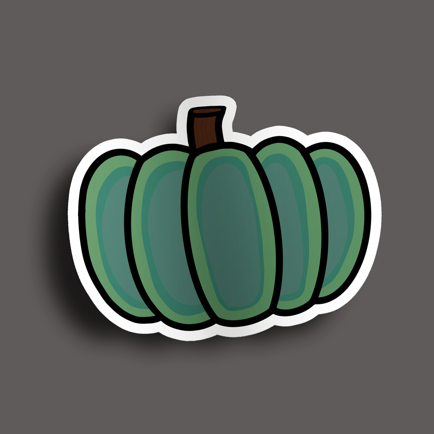 Green Pumpkin Stickers