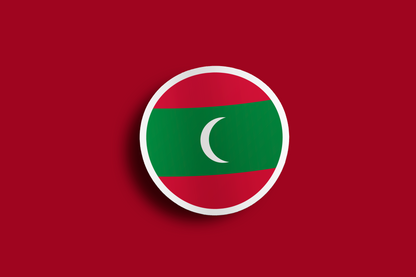 World Flag Stickers - South Asia