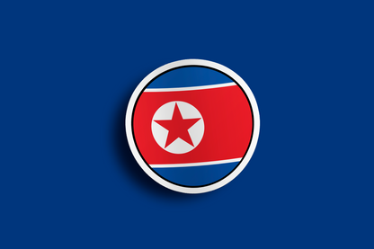 World Flag Stickers - East Asia