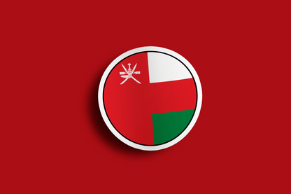 World Flag Stickers - Middle East - Arabian Peninsula