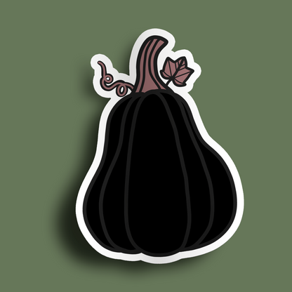 Black Pumpkin Stickers