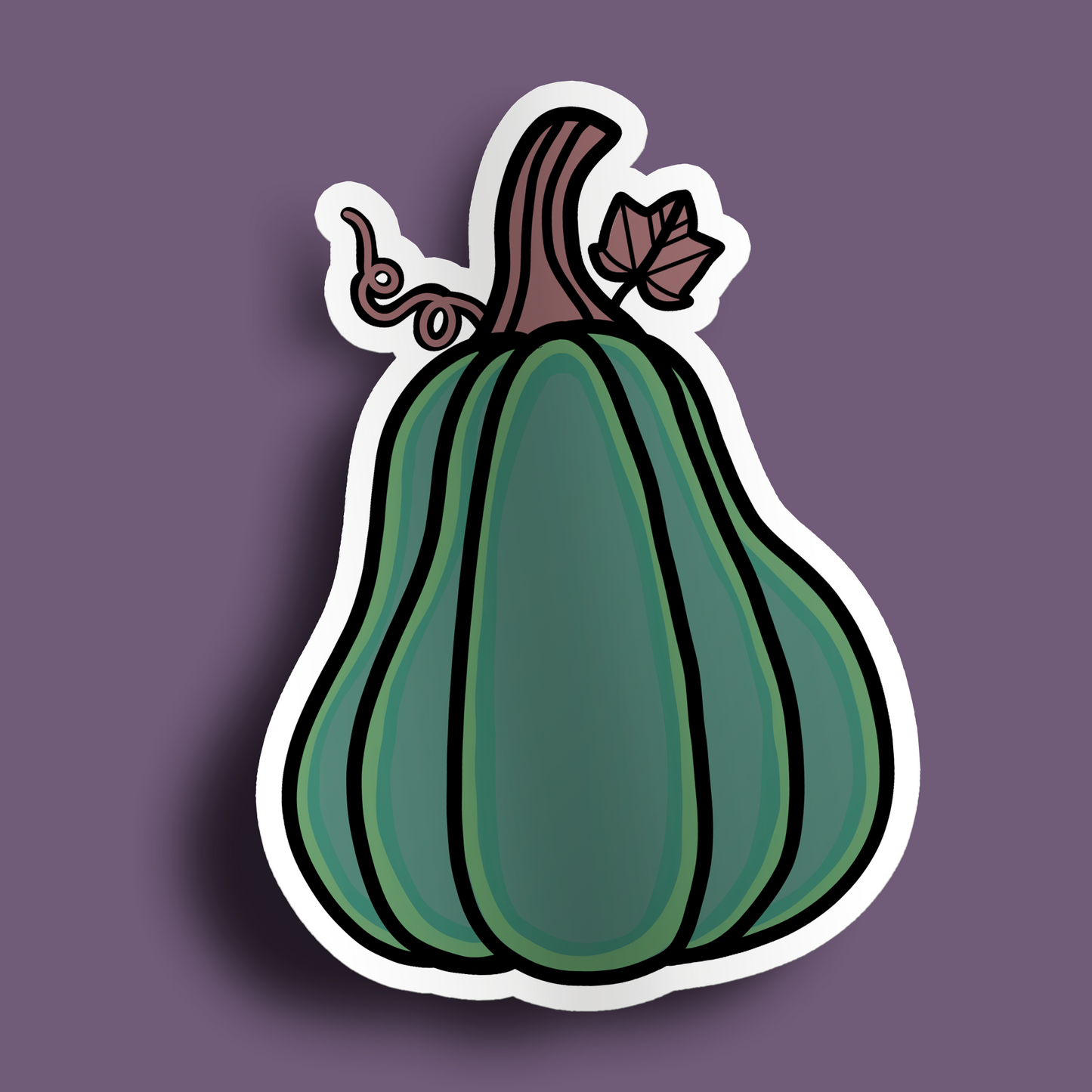 Green Pumpkin Stickers