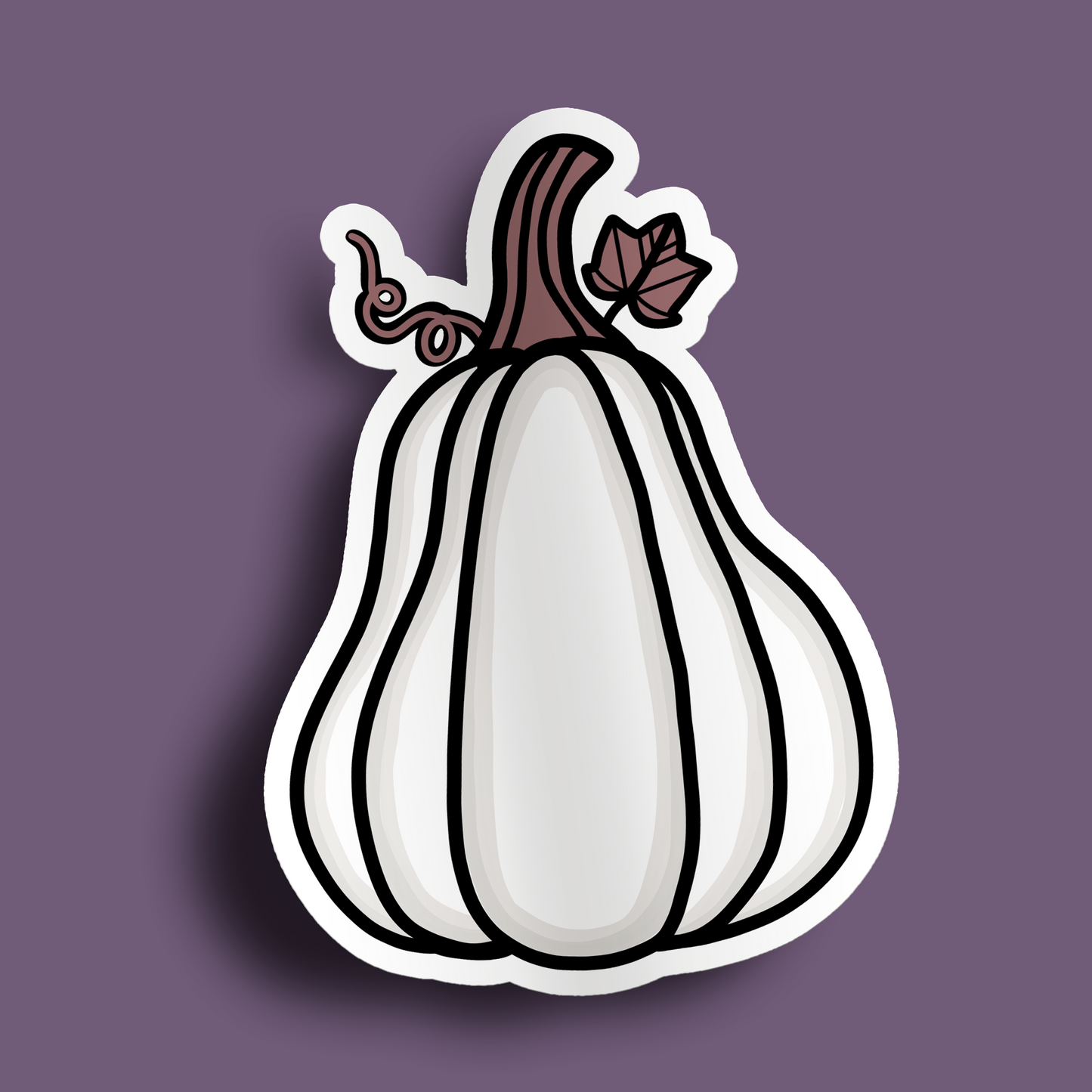 White Pumpkin Stickers