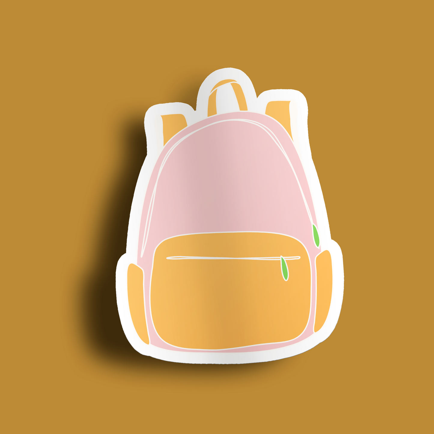 Backpack Sticker- Pink