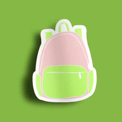 Backpack Sticker- Pink