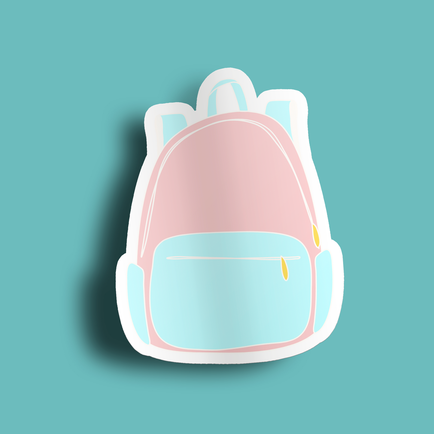 Backpack Sticker- Pink