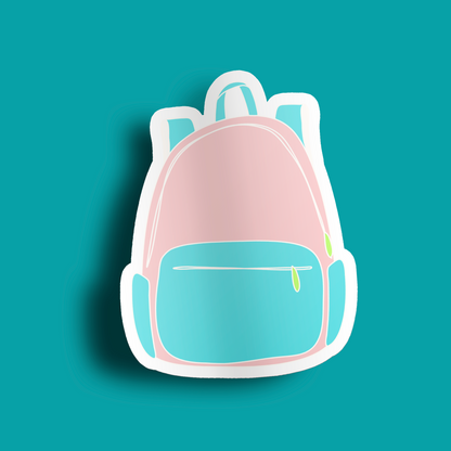 Backpack Sticker- Pink